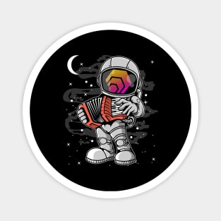 Astronaut Accordion HEX Coin To The Moon HEX Crypto Token Cryptocurrency Blockchain Wallet Birthday Gift For Men Women Kids Magnet